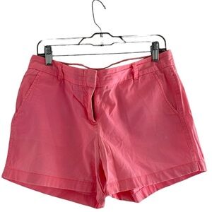Hot Pink J. Crew “Broken In Chino Shorts”